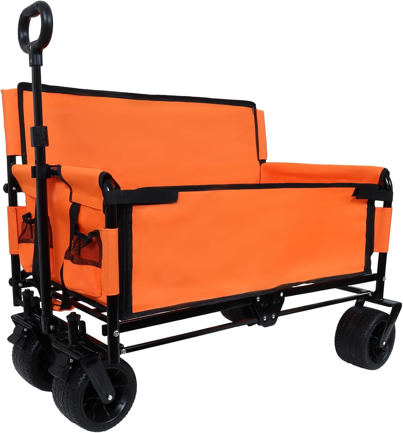 Q Transport 3-in-1 Folding Wagon Cart 500lb Bench Seat All-Terrain High Strength Series